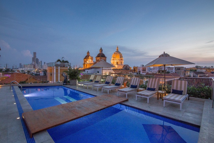 Swimming pool Sophia Hotel  Cartagena de Indias